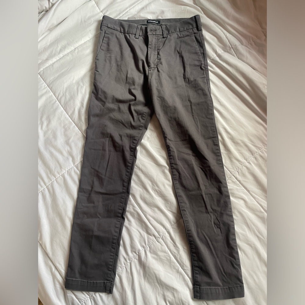 Express Grey 29x30 Skinny Pants